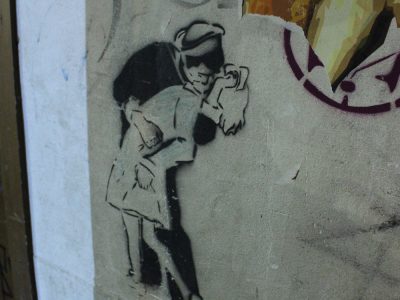 Streetart Stencil Palermo Sizilien Italien