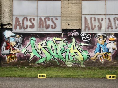 Graffiti Streetart oldschool Baltikum