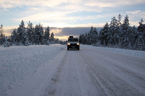 Winterroadtrip Winter Wintercamping Lappland-im-Winter